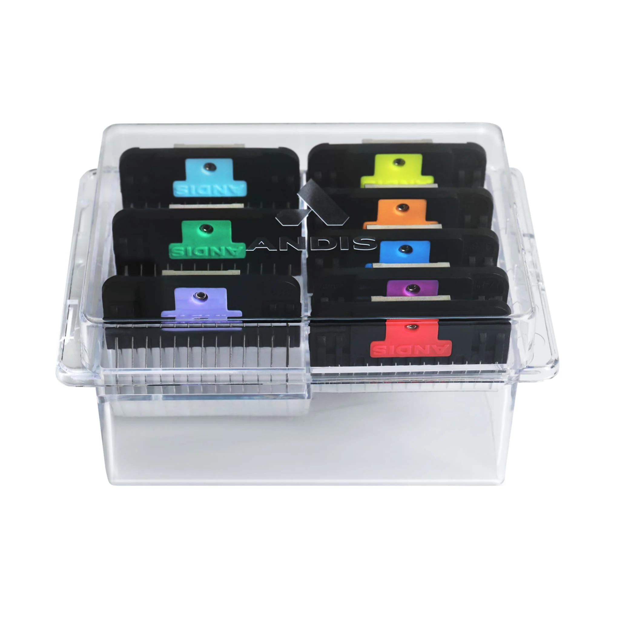 AndisĀ® 8-Piece Wide Clipper Guard Set
