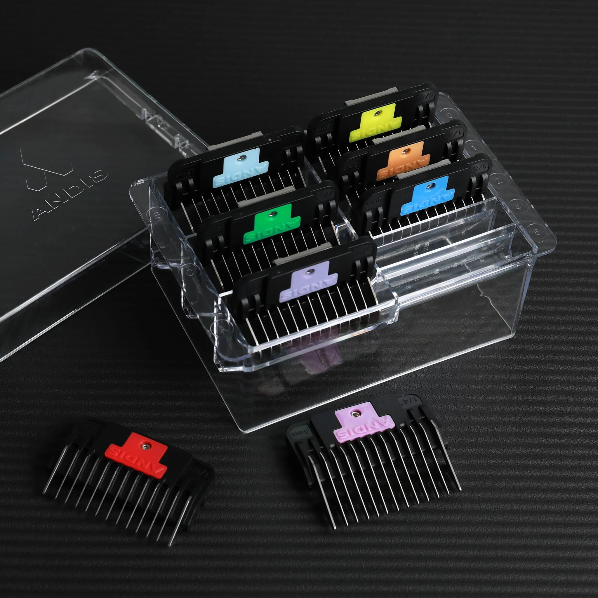 AndisĀ® 8-Piece Wide Clipper Guard Set - Image 3