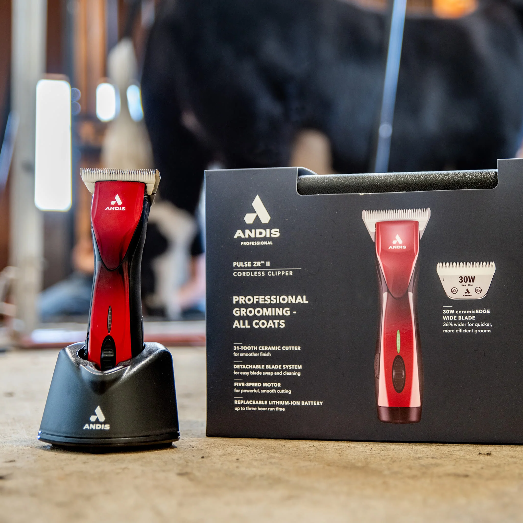 Andis® Pulse ZR⢠II Wide Blade Cordless Clipper - Image 6