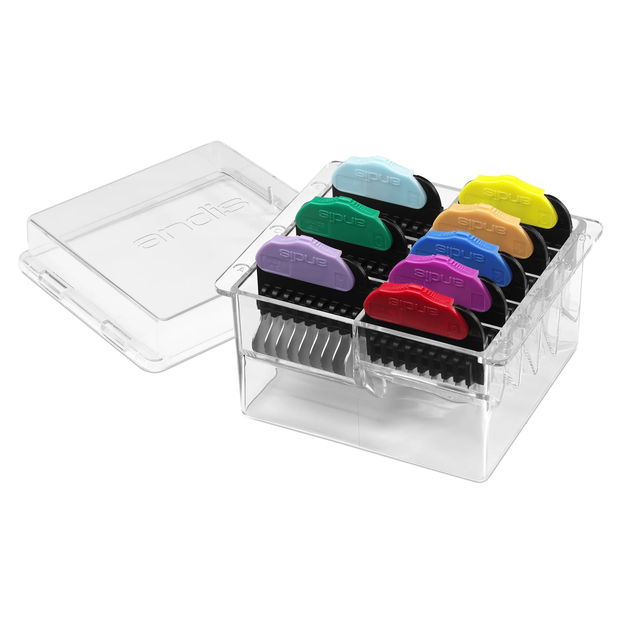 Andis® Universal Stainless Steel 8-Piece Clipper Guard Set - Image 3