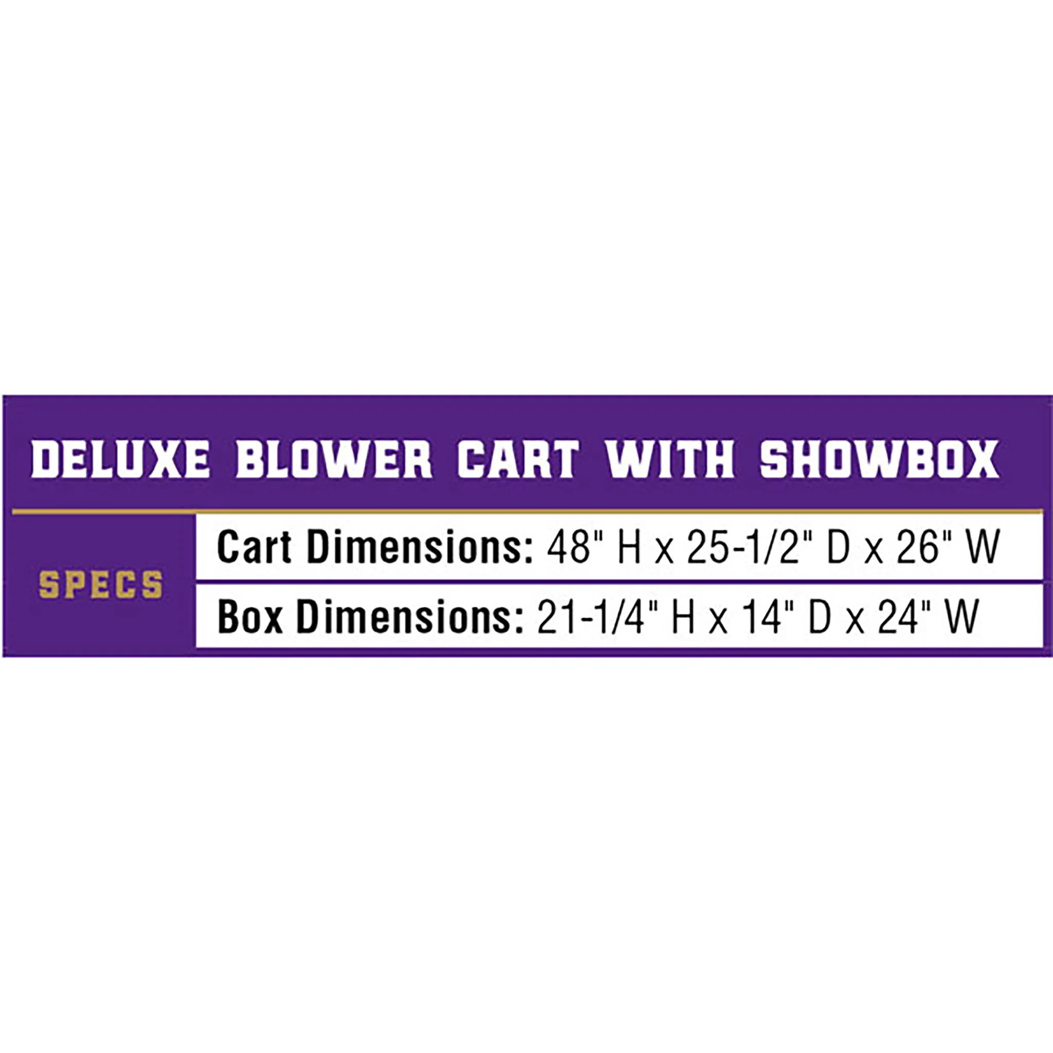 Deluxe Blower Cart with Showbox - Image 5