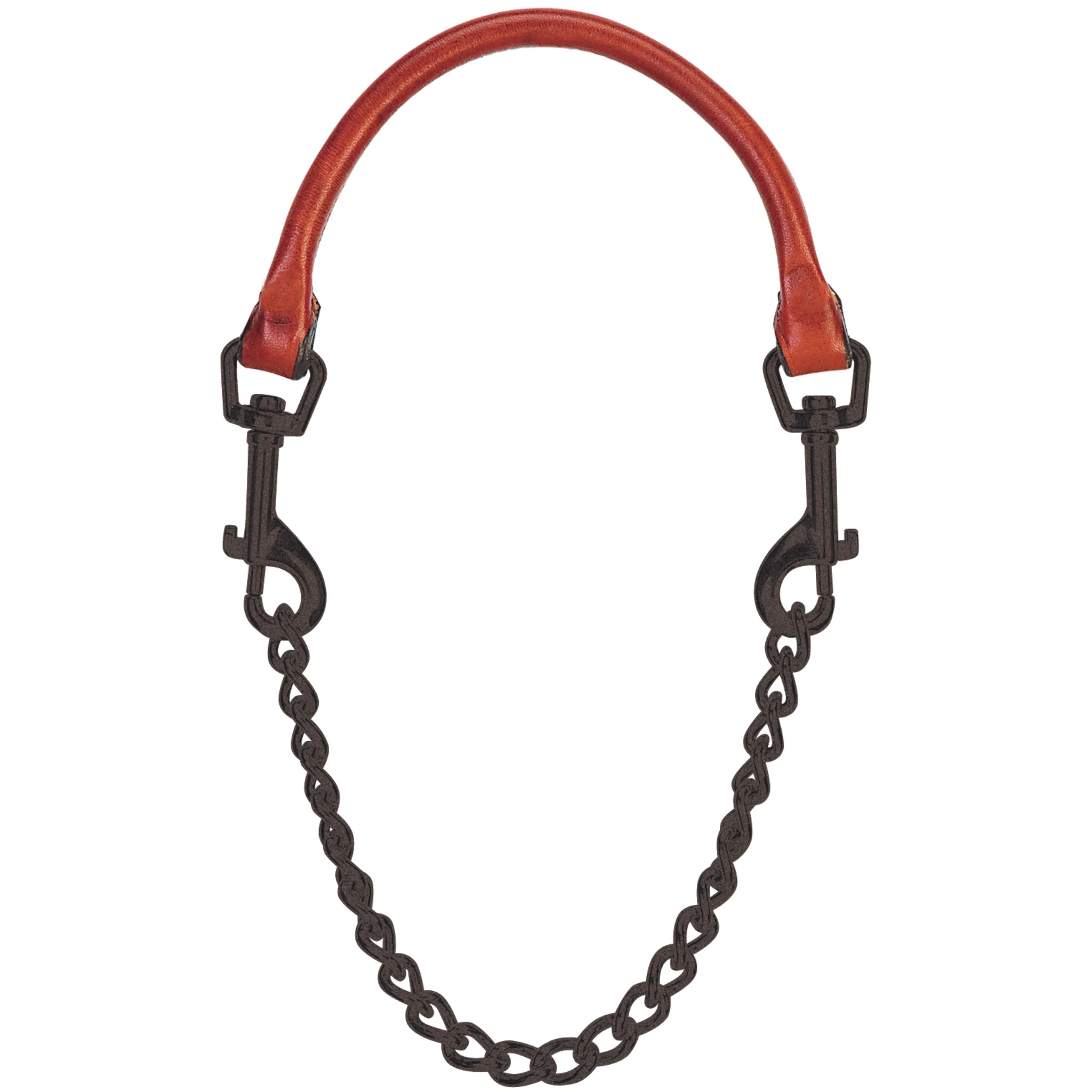 Leather and Chain Goat Collar, Regular