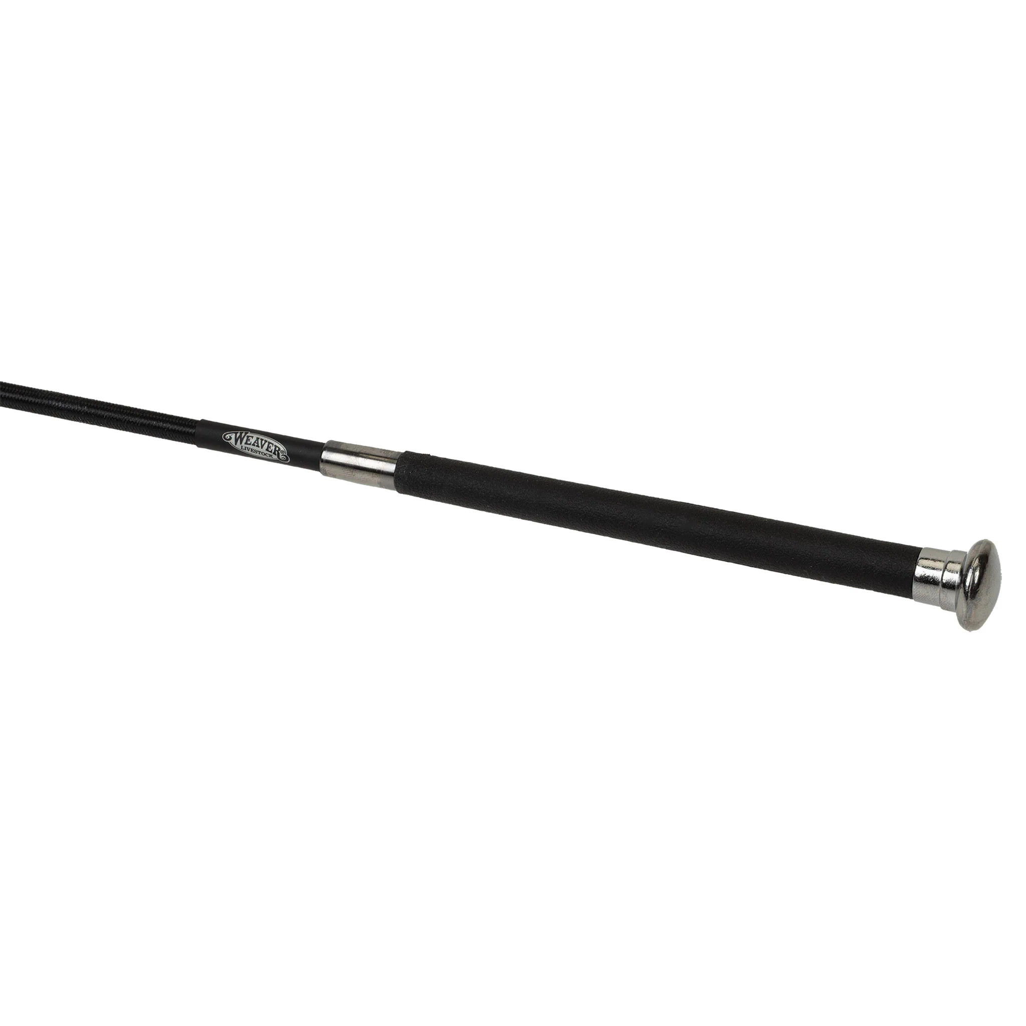 Riding/Pig Whip with Chrome Tip Handle - Image 3